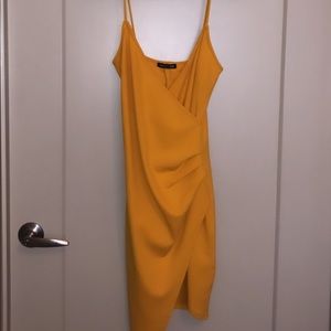 Mustard Mini Dress